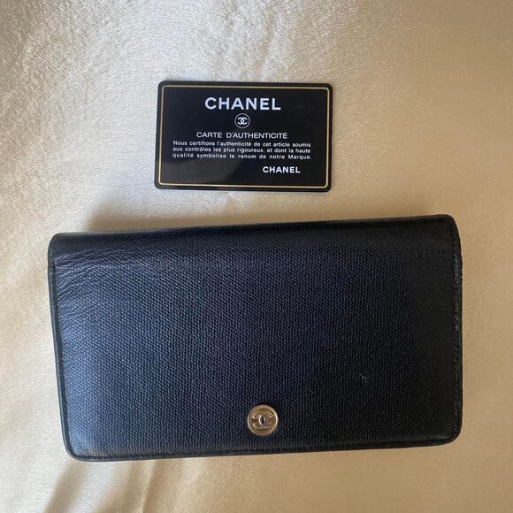 Authentic Vintage Chanel Long Wallet - Picture 1 of 8